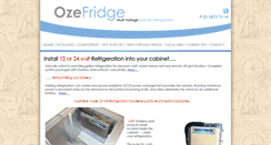 Desktop Screenshot of ozefridge.com.au
