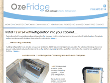 Tablet Screenshot of ozefridge.com.au